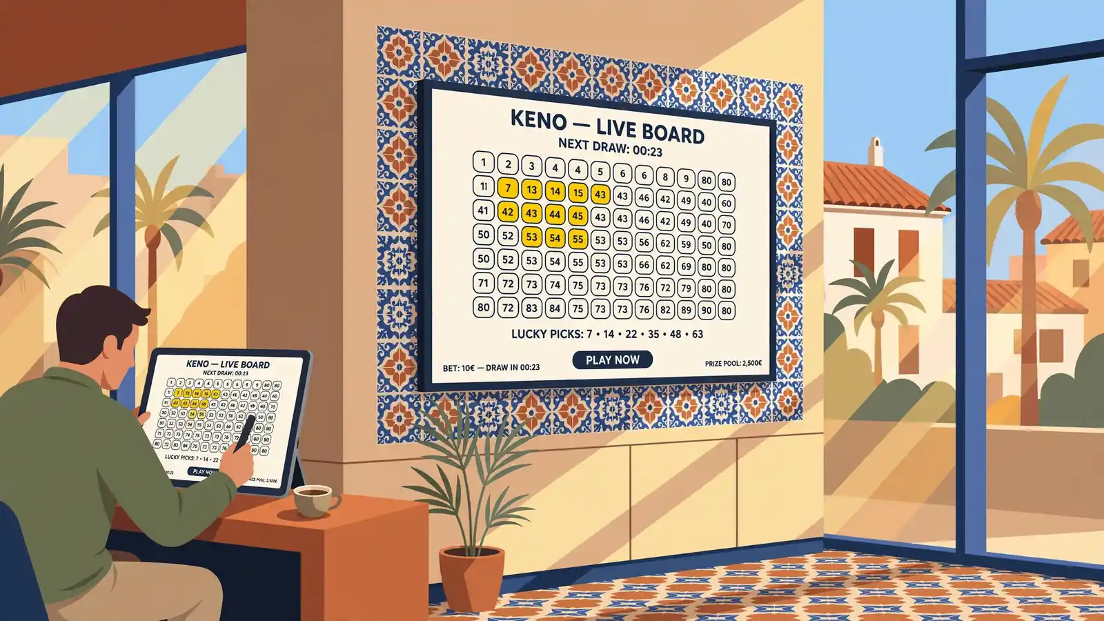 Mejores casinos keno online: licencias y juegos