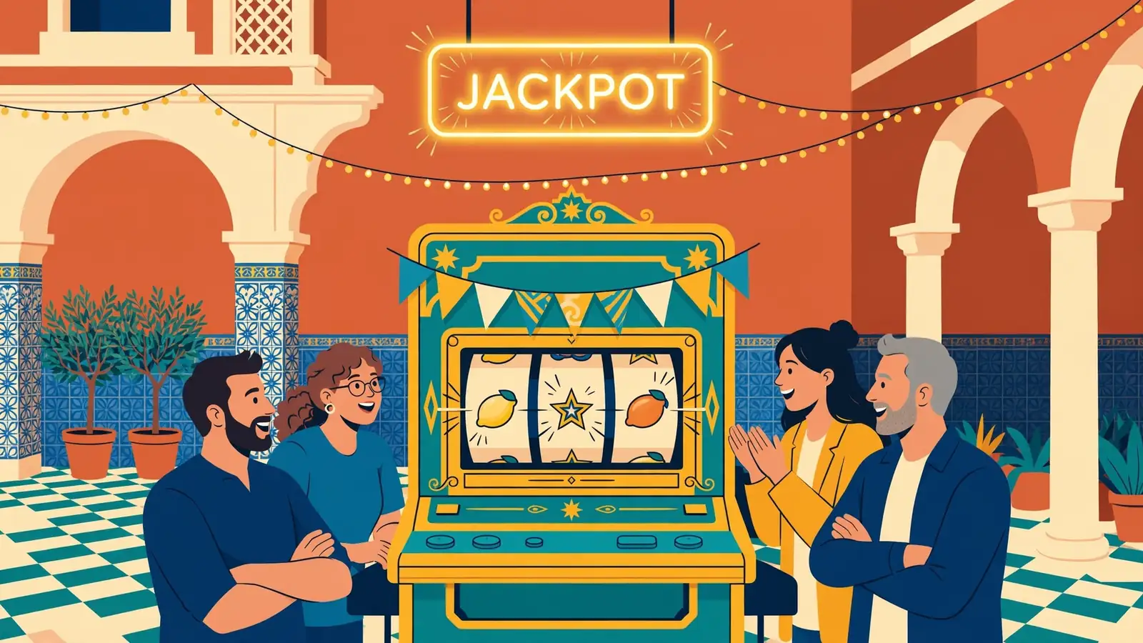 Tragaperras con bote: tipos, jackpots y casinos online